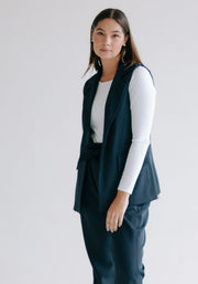 Estilo vest navy blue