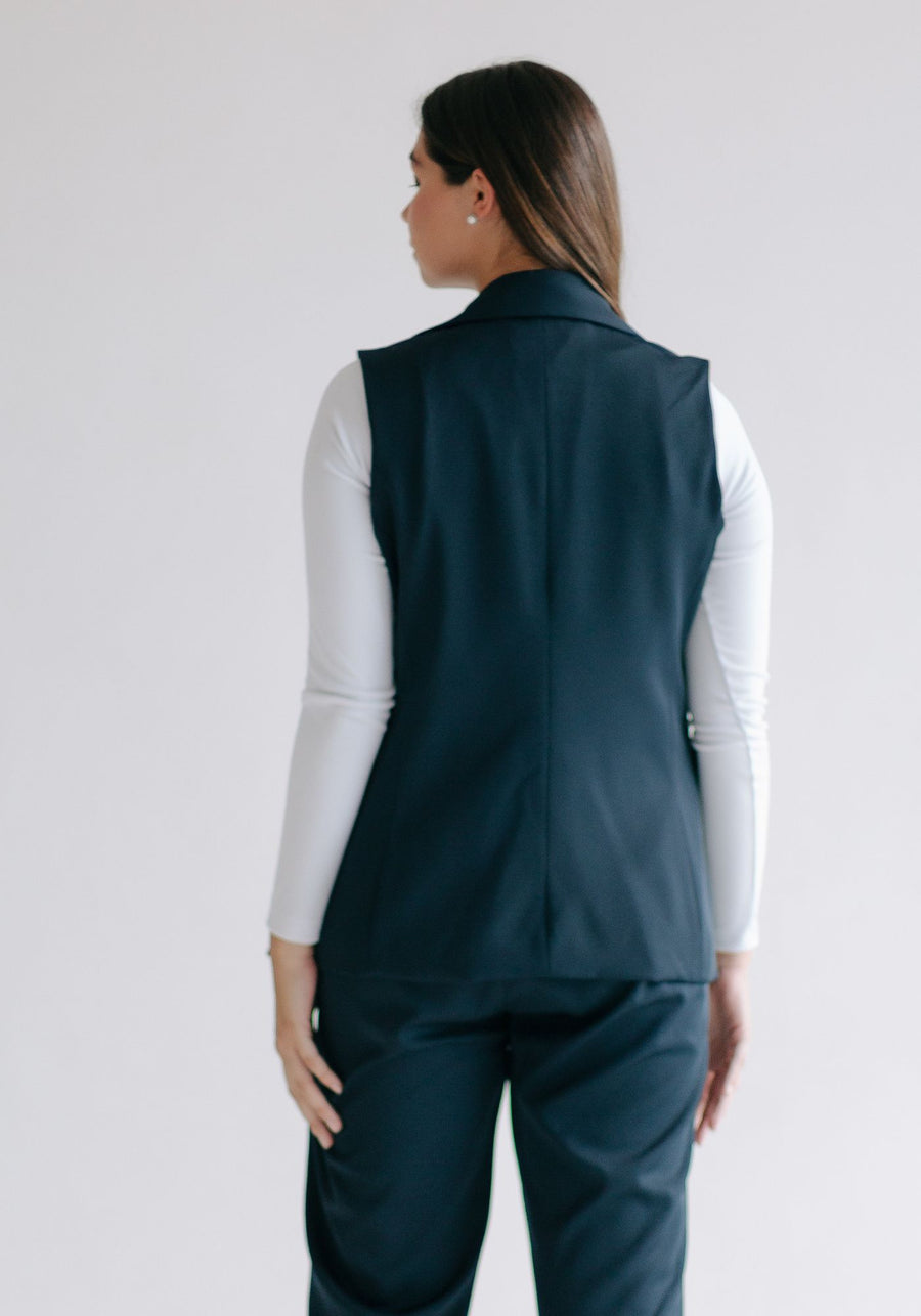 Estilo vest navy blue