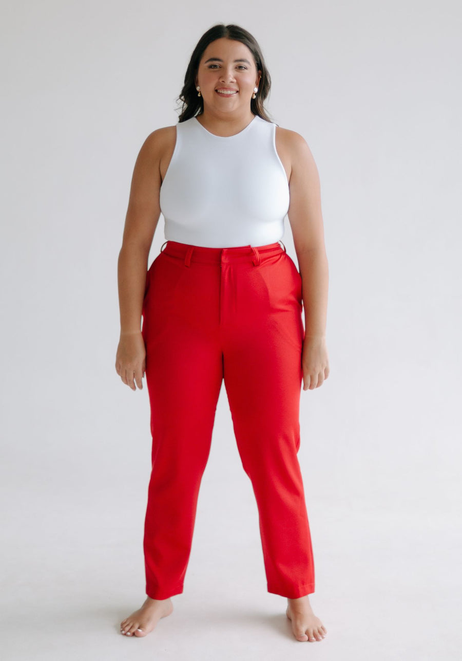 Recto pant red