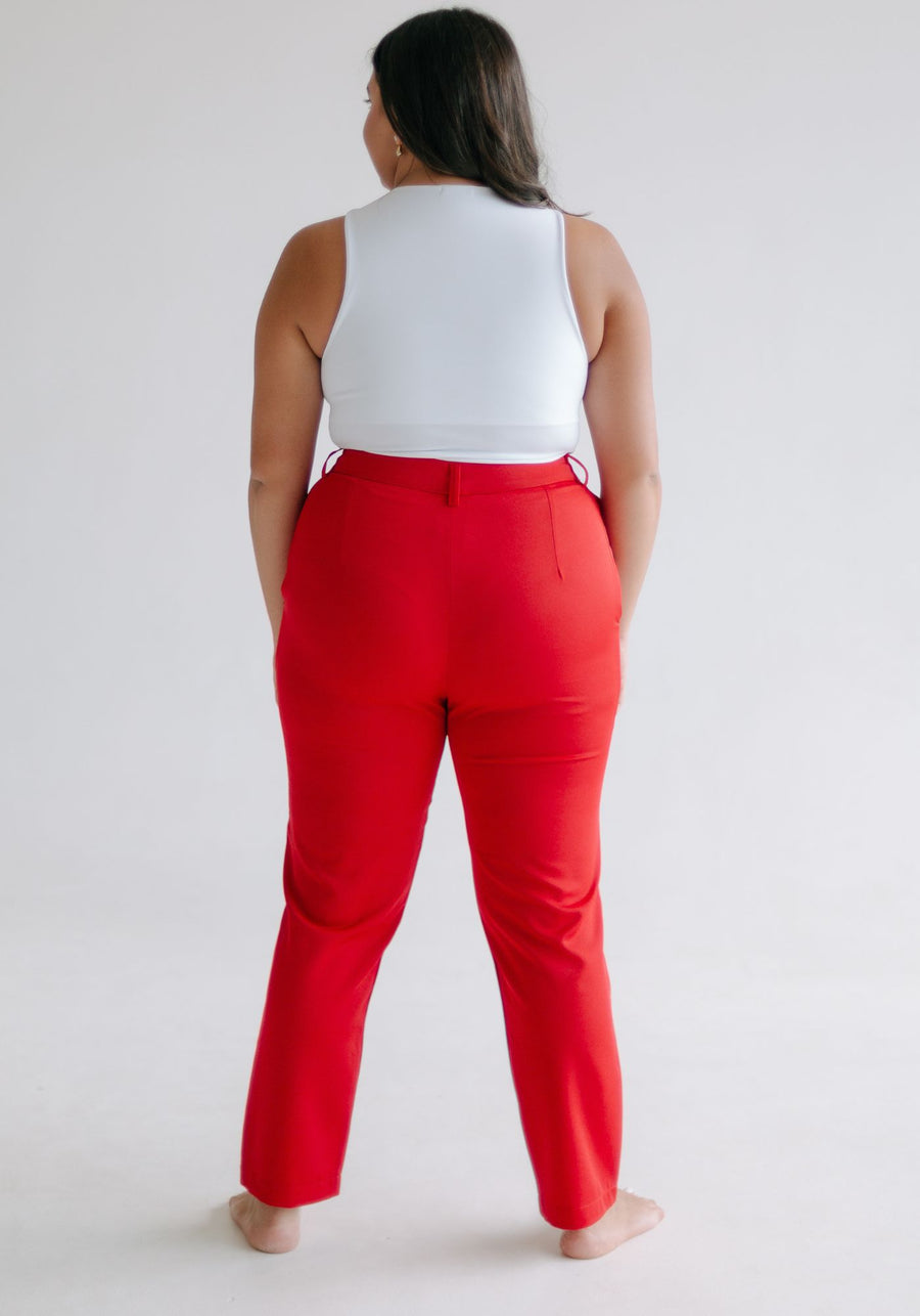 Recto pant red