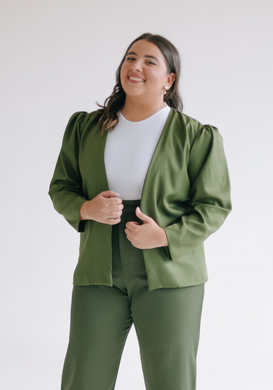 Bombache blazer olive green