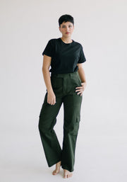 Cargo pant olive green