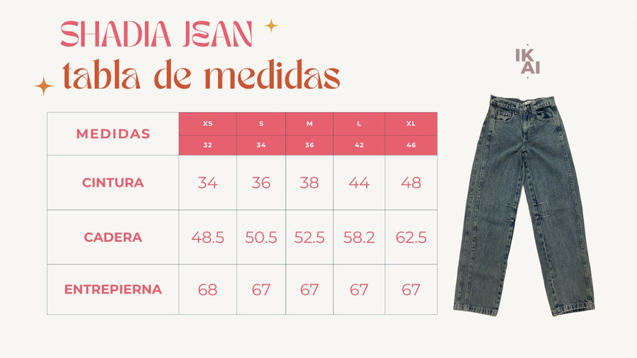 Jean Shadia Azul Medio