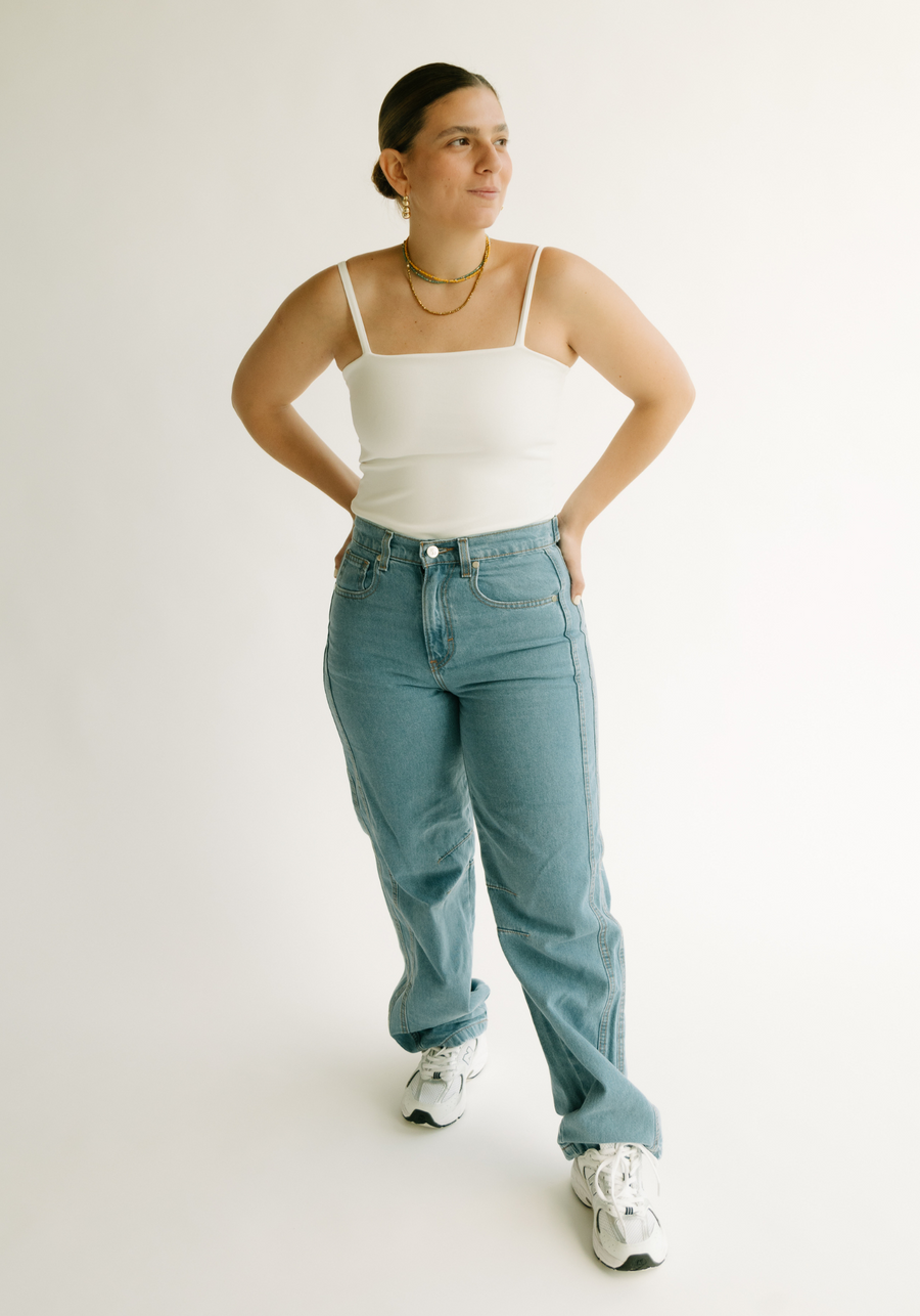 Jean Shadia Azul Medio