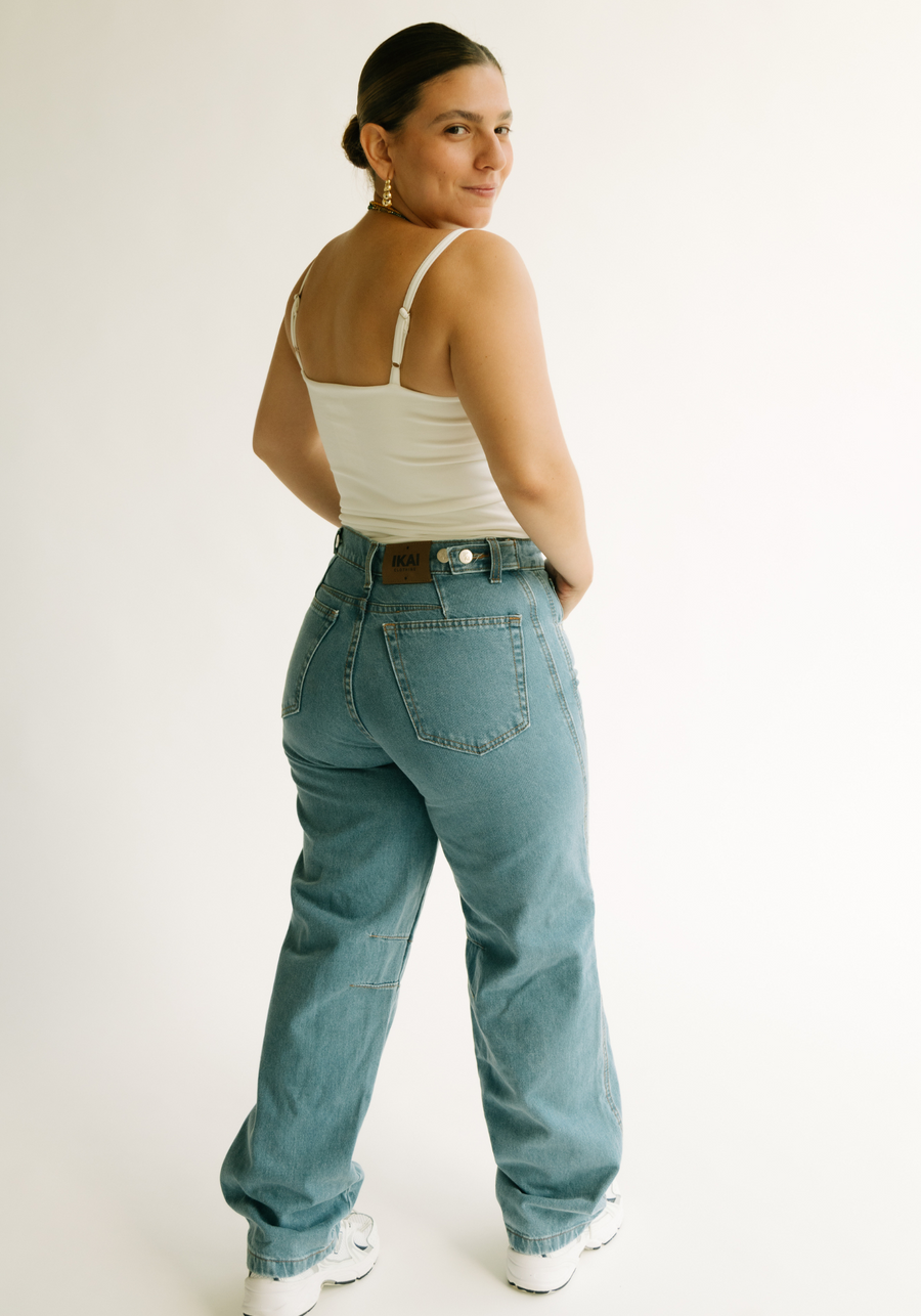 Jean Shadia Azul Medio