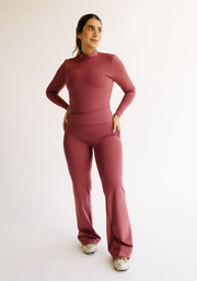 Leggin Flare Vinotinto