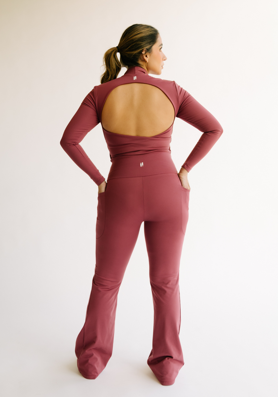 Leggin Flare Vinotinto